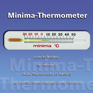 minima-thermometer no mercury